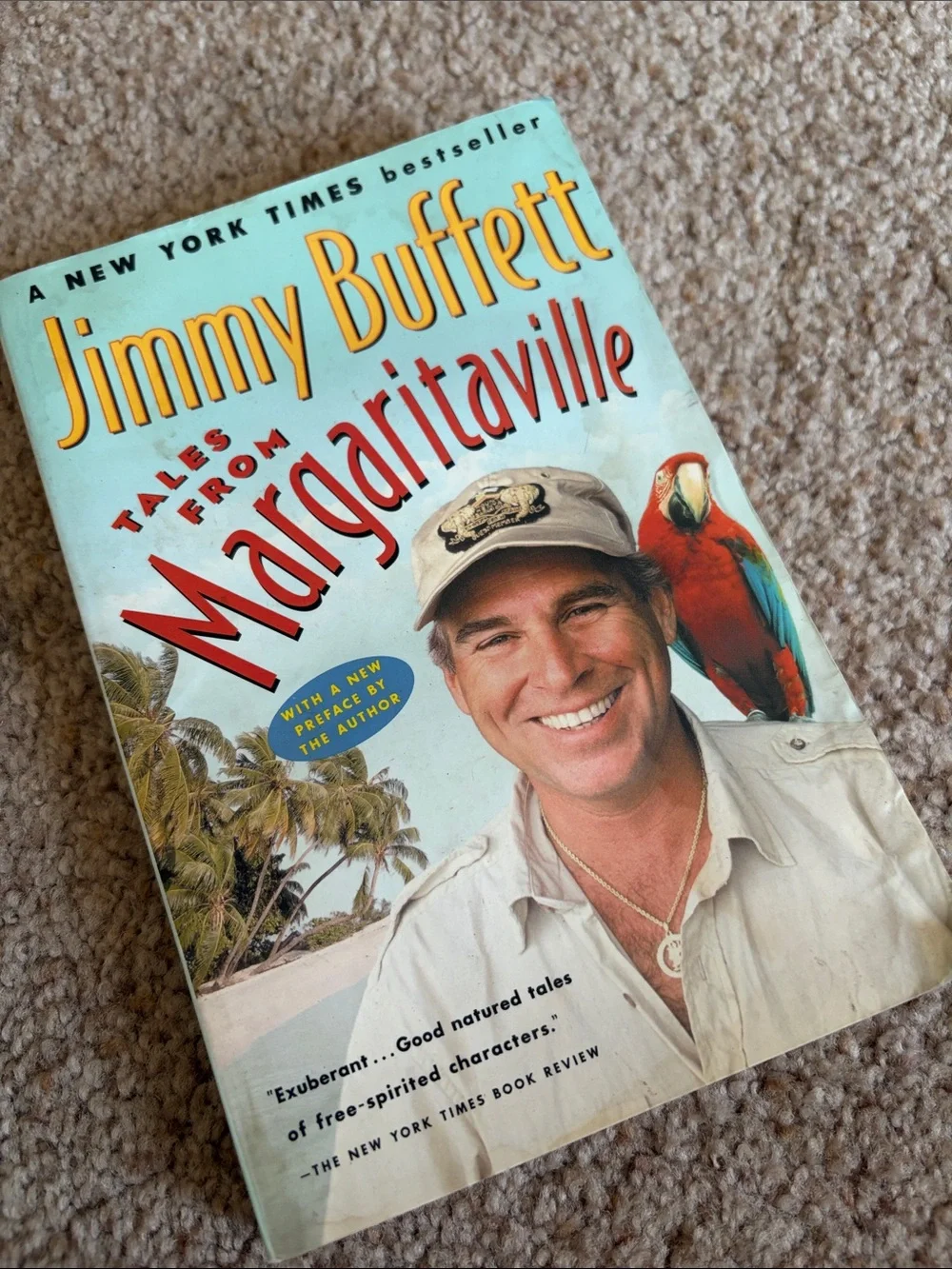 Margaritaville Paperback Book - Light Blue Cover